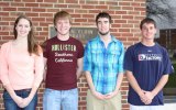 WEST LIBERTY: Elbin Scholar Program Grows, Thanks to Support from Donors Like AT&T From left, Leah Cyrus, Zachary Dillard, Adam Kenney and Tyler McGary are shown in front of the Elbin Library.